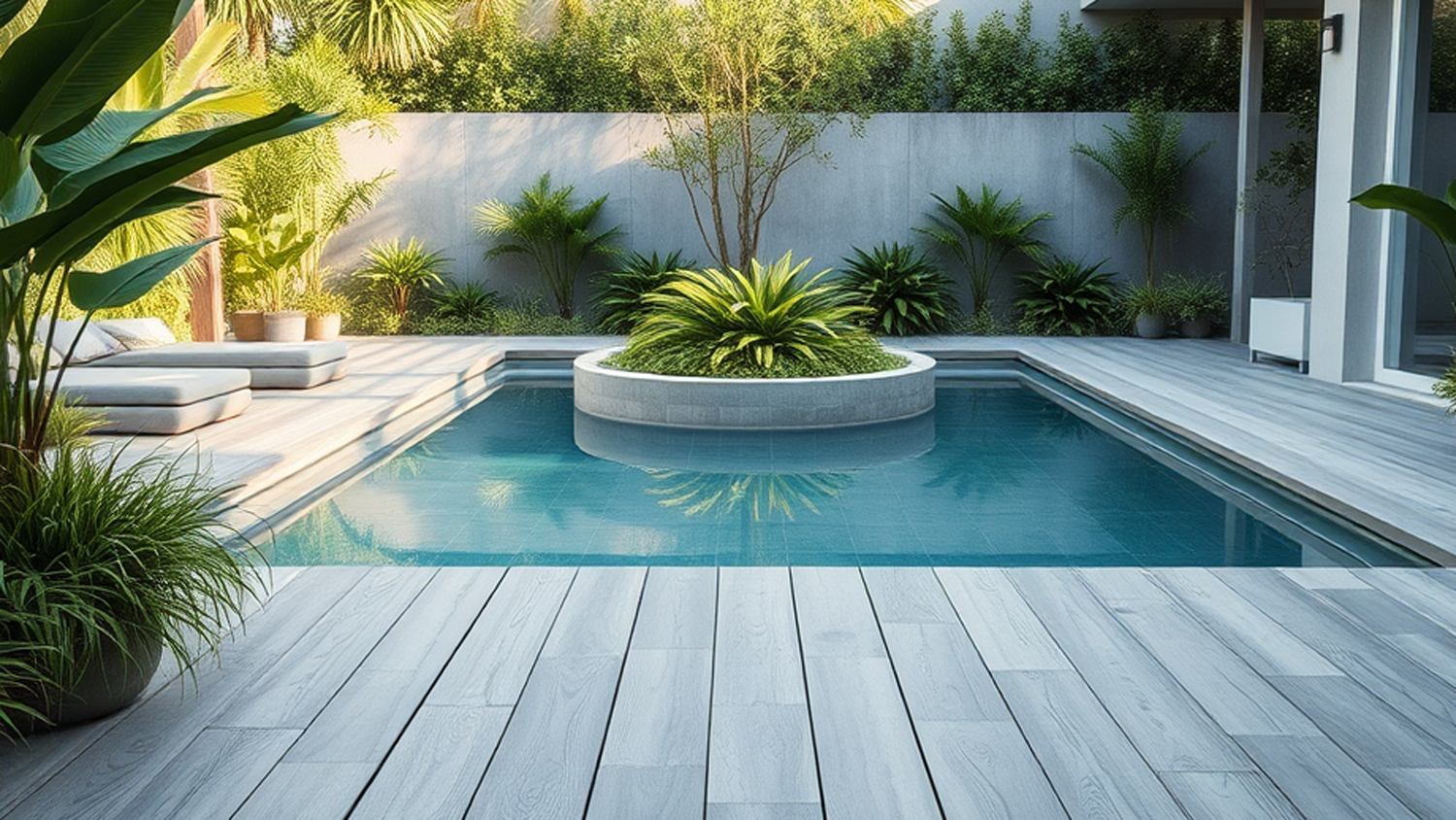 Terrassendiele Accoya® Color grey, 21x142mm, Länge 3,00m, glatt/egal., seitliche Clipnut, A1-Sort.