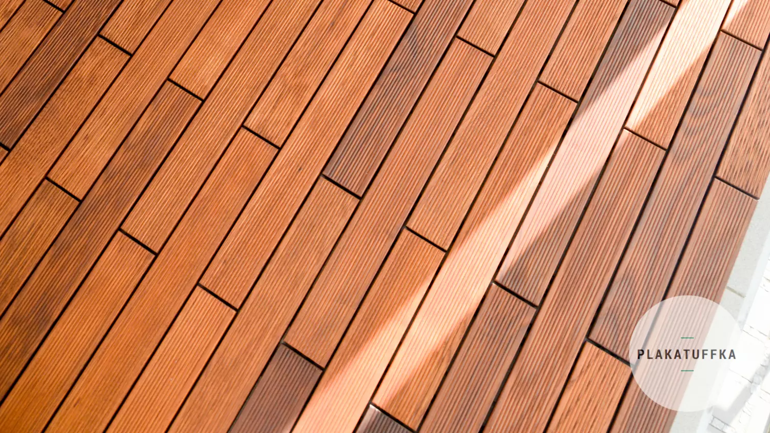 Klickfliese Gumideck Box A1 Thermoesche, 16 Dielen 21x70mm, Länge 7,0cm, Deckfläche 0,088 m²