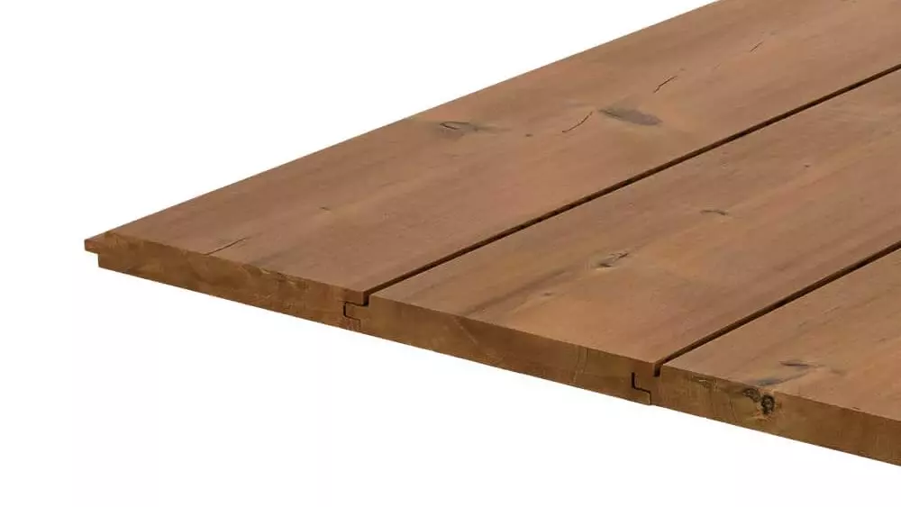 LUNA Panel System* Thermokiefer 19x165mm, Länge 3,90m, A-Sort. LUNA Panel System* Thermokiefer 19x165mm, Länge 3,90m, A-Sort.