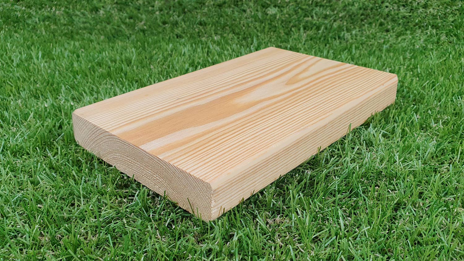 SALE Terrassendiele sib. Lärche 27x140mm, Länge 4,00m, glatt/glatt, GEFAST, A/B