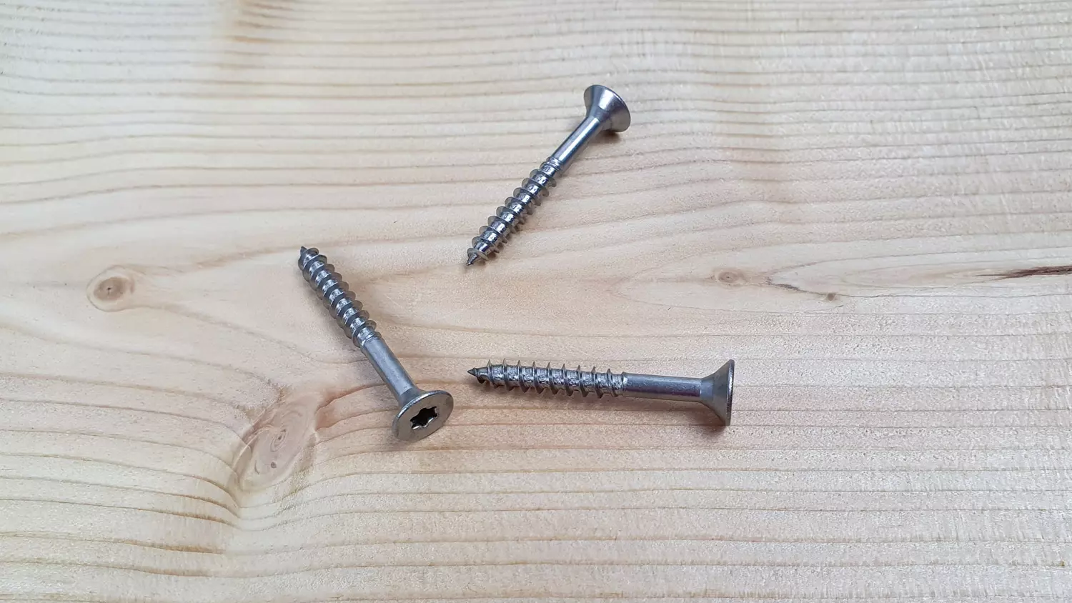 A2 Schrauben 5,0x40/24mm TX25, Senkkopf, Standardspitze, 200 Stck./Pack.  