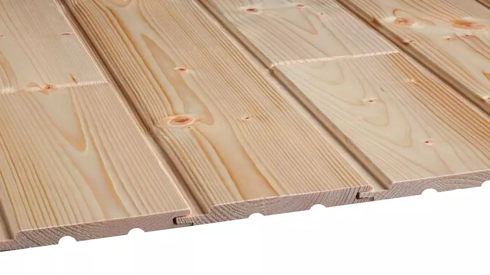 19x146mm B-Sort. Faseprofil Fichte, Länge 2,10m, Sonderposten 3929