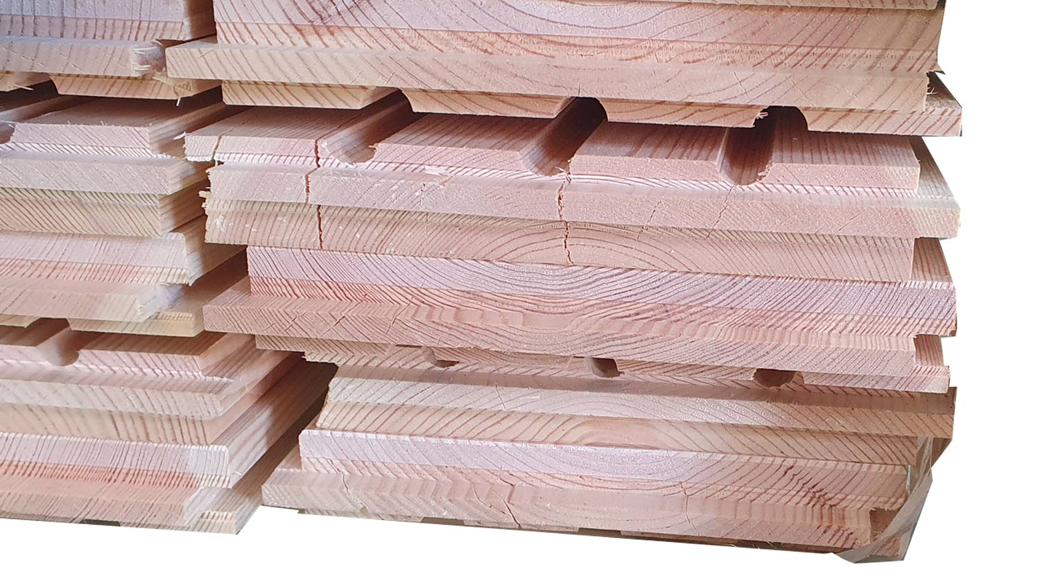 NORDIKA Massivholzdiele JUMBO Schlossdiele Kiefer, 32x215mm, Länge 3,58m, 4s.-Nut+Feder