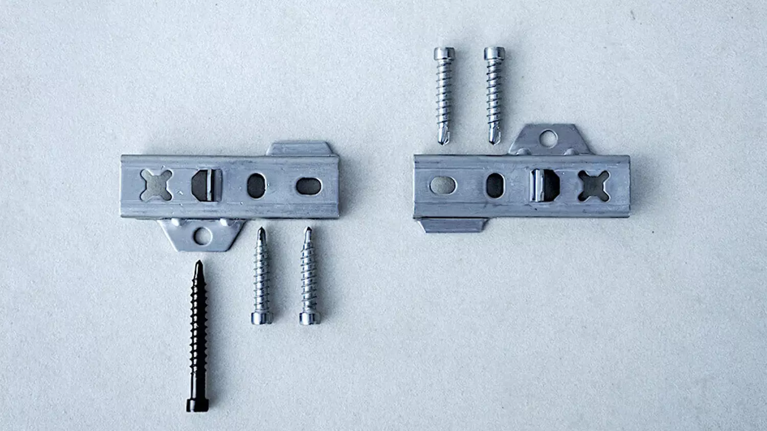 DILA 2 / 17 mm Terrassenverbinder Edelstahl A2 silberf. rostfrei, für Dielen H 19-23mm, 800 Stück