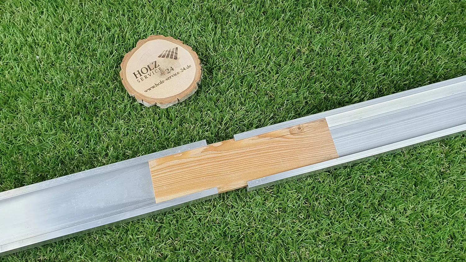Holzverbinder L 20cm, für Aluminium-Unterkonstruktion 26x60mm