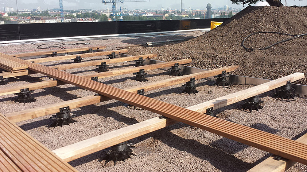 Robinie Unterkonstruktion Terrasse