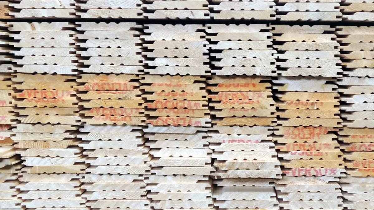 19x121mm A/B-Sort. Rundprofil, Softline, nord. Fichte, Länge 4,80m, Sonderposten 3639