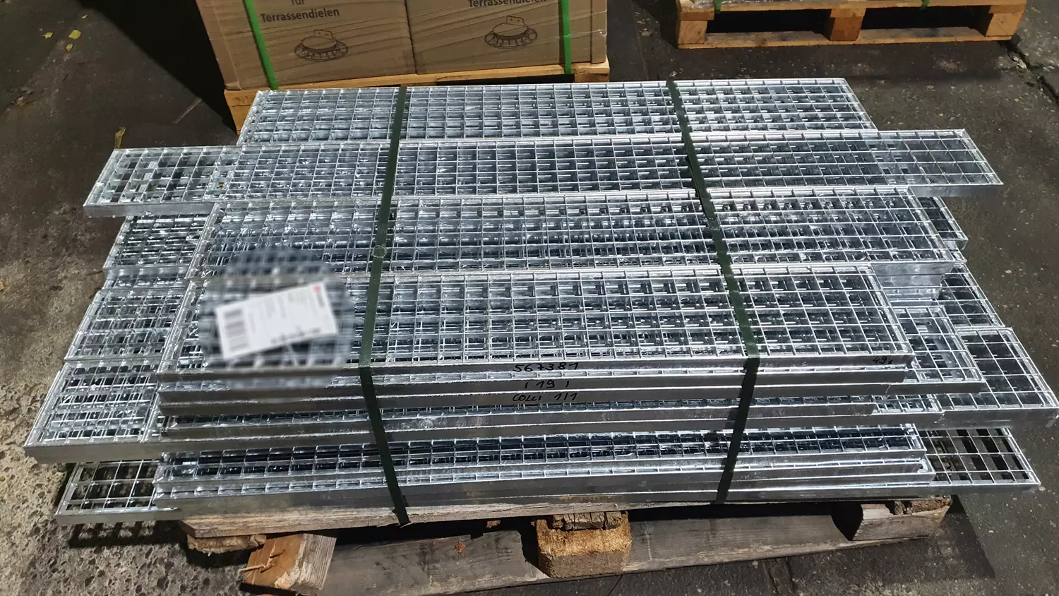Gitterroste verzinkt, Masche 33x33mm, H 25mm, div. Längen, Sonderposten 3314-Mix 