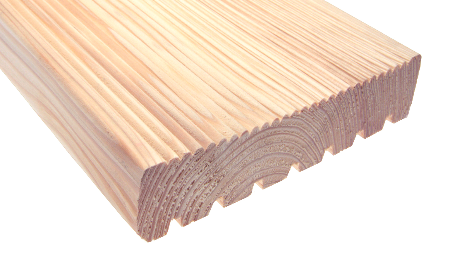 NORDIKA Terrassendiele nord. Lärche 44x142mm, Länge 4,00m, grob/fein, A/B