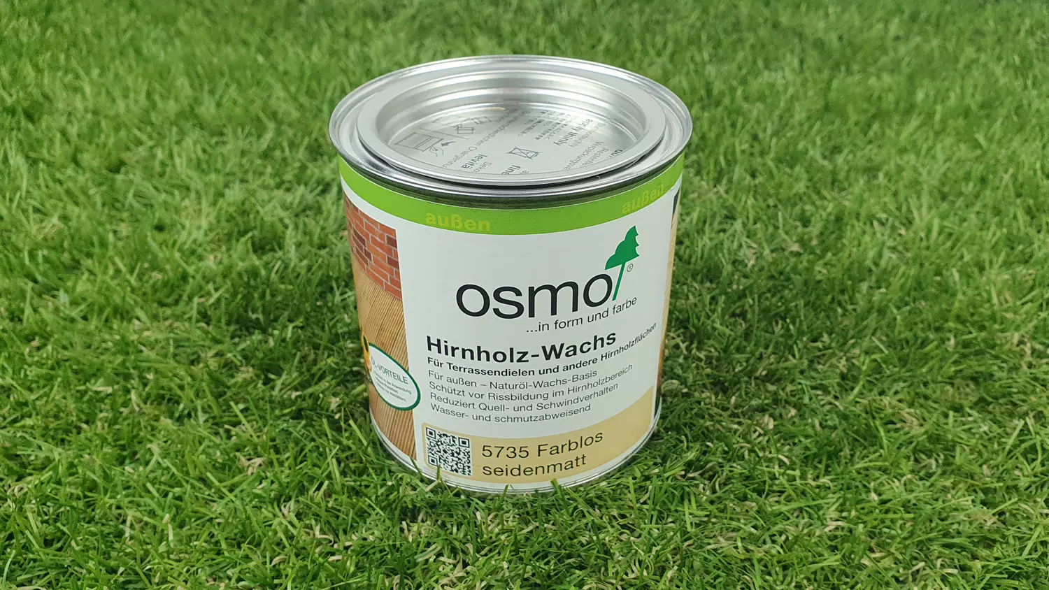 Osmo Hirnholz-Wachs farblos seidenmatt, 0,375 l