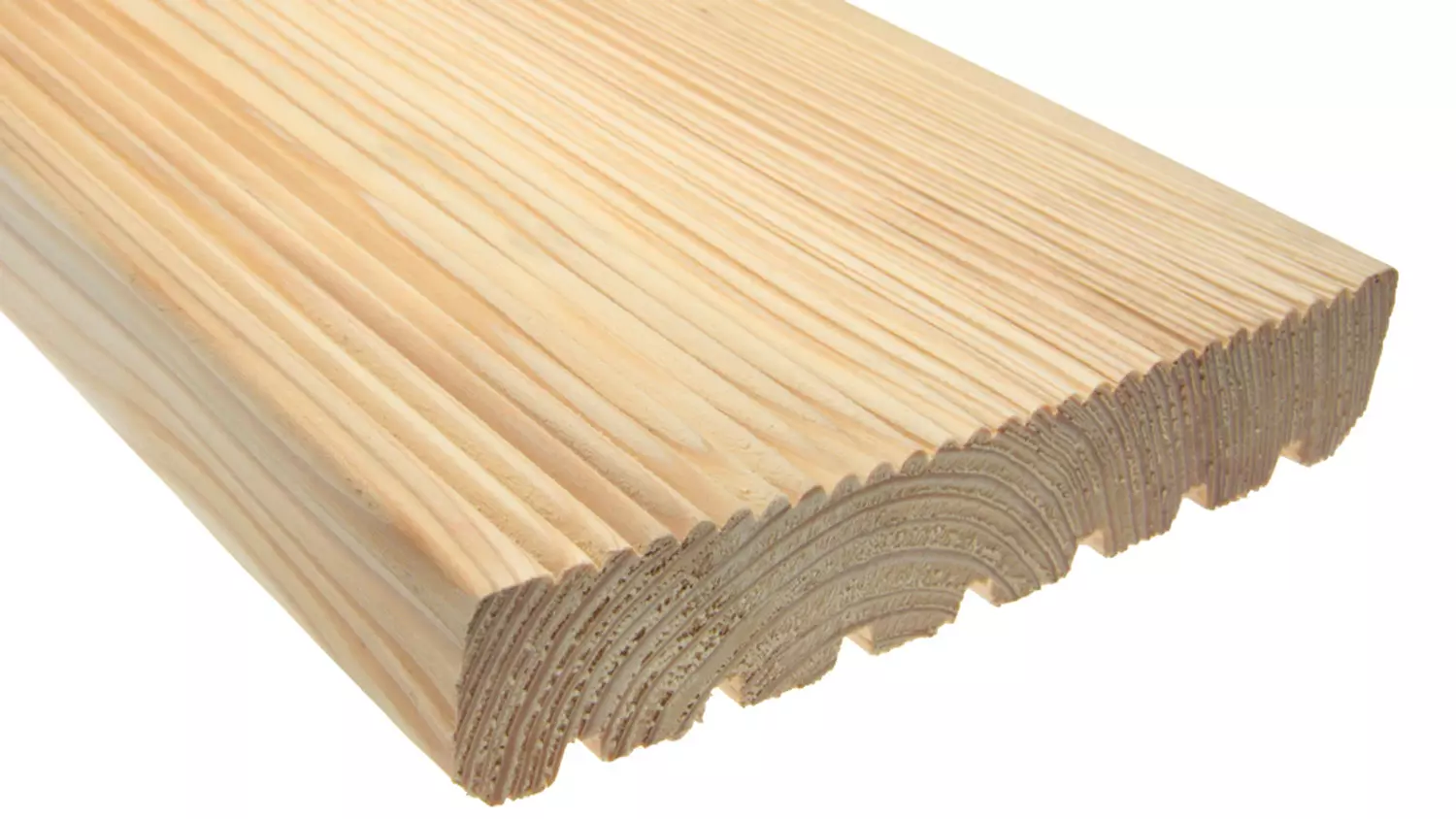 SALE Terrassendiele sib. Lärche 27x143mm, Länge 4,00m, grob/fein, A/B-Sort.  