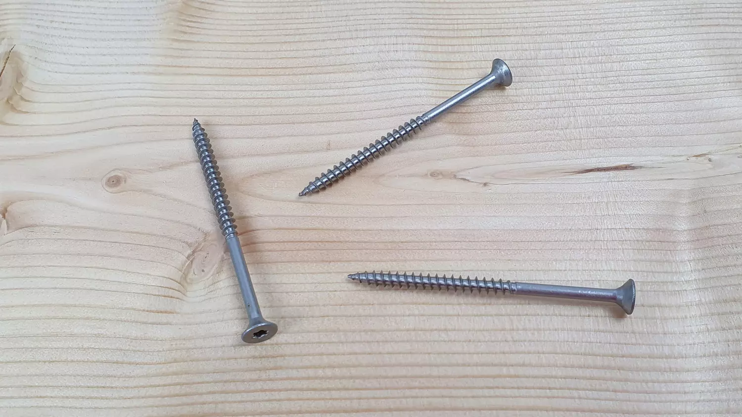 A2 Schrauben 5,0x80/48mm TX25, Senkkopf, ohne Bohrspitze, 100 Stck./Pack.   