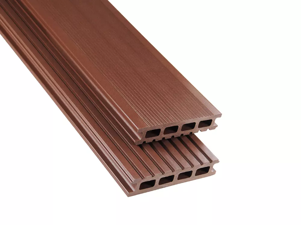 WPC Dielen HK Standard fein/grob braun unbehandelt, 26x145mm, Länge 6m