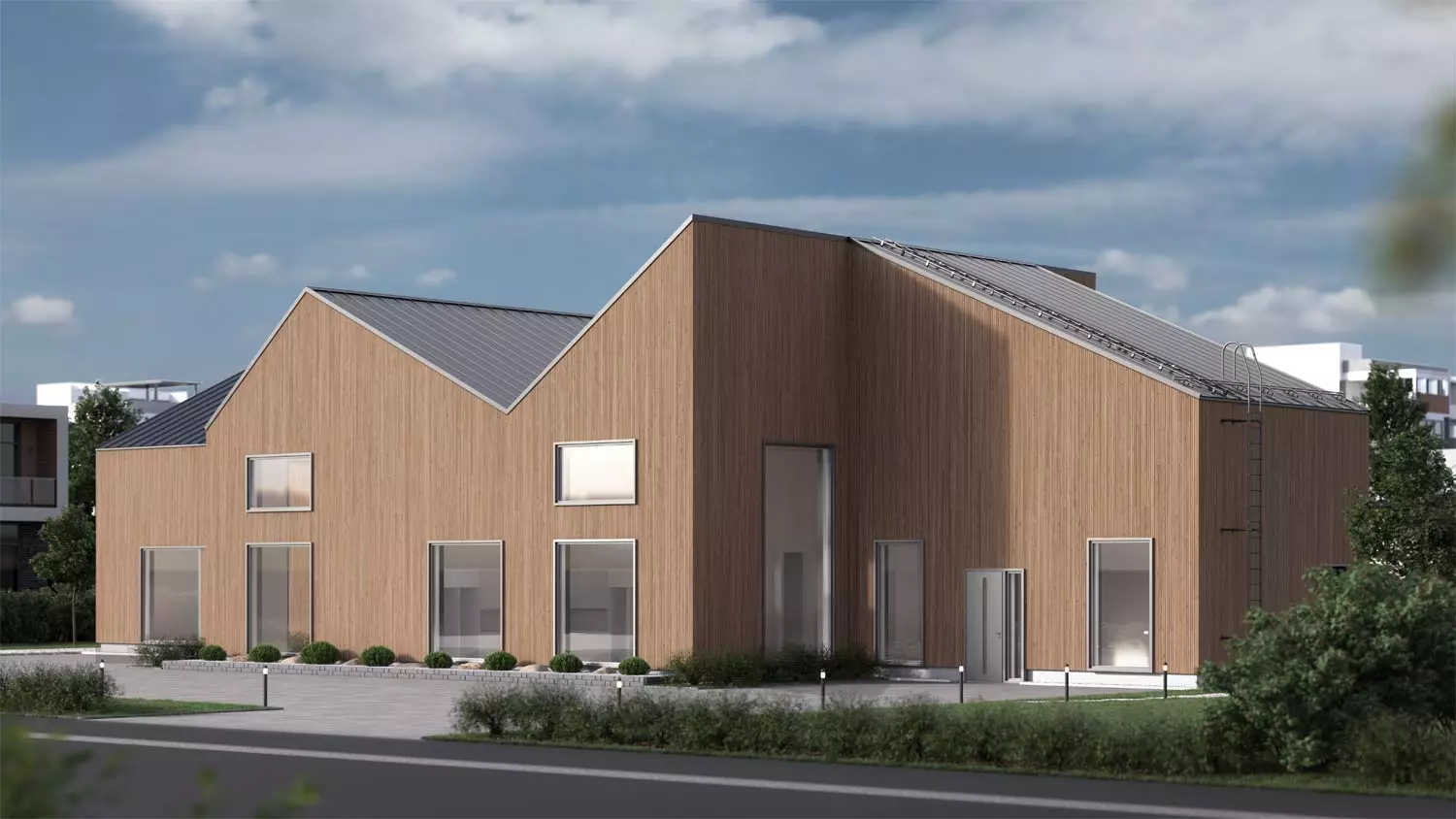 LUNA Triple 3D Fassadenprofil mit Leistenoptik, Thermofichte, Länge 3,60m, 32x140mm, A-Sort. LUNA Triple 3D Fassadenprofil mit Leistenoptik, Thermofichte, Länge 3,60m, 32x140mm, A-Sort.